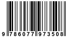Código de Barras de '.9786077973508.'