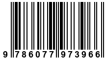 Código de Barras de '.9786077973966.'