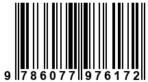 Código de Barras de '.9786077976172.'