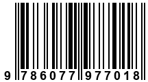 Código de Barras de '.9786077977018.'