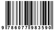 Código de Barras de '.9786077983590.'