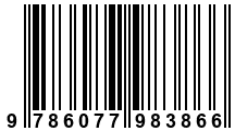 Código de Barras de '.9786077983866.'