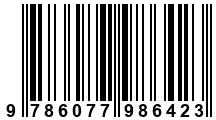 Código de Barras de '.9786077986423.'