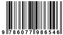 Código de Barras de '.9786077986546.'