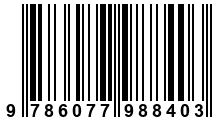 Código de Barras de '.9786077988403.'