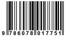 Código de Barras de '.9786078017751.'