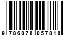 Código de Barras de '.9786078057818.'