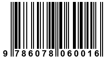 Código de Barras de '.9786078060016.'