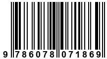 Código de Barras de '.9786078071869.'