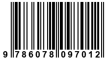 Código de Barras de '.9786078097012.'