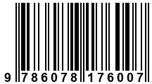 Código de Barras de '.9786078176007.'