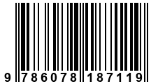 Código de Barras de '.9786078187119.'