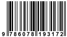 Código de Barras de '.9786078193172.'