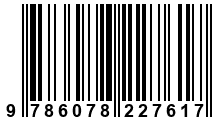 Código de Barras de '.9786078227617.'