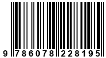Código de Barras de '.9786078228195.'