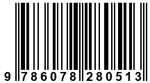 Código de Barras de '.9786078280513.'