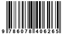 Código de Barras de '.9786078406265.'