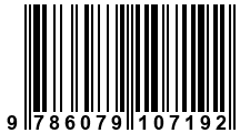 Código de Barras de '.9786079107192.'