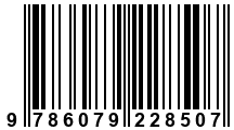 Código de Barras de '.9786079228507.'