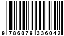 Código de Barras de '.9786079336042.'