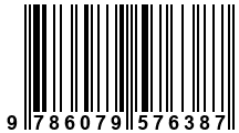 Código de Barras de '.9786079576387.'