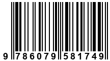 Código de Barras de '.9786079581749.'