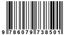 Código de Barras de '.9786079738501.'