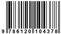 Código de Barras de '.9786120104378.'
