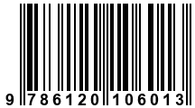 Código de Barras de '.9786120106013.'