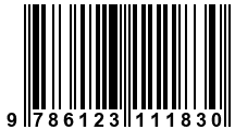 Código de Barras de '.9786123111830.'