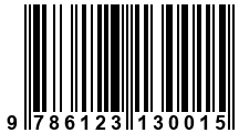 Código de Barras de '.9786123130015.'