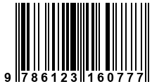 Código de Barras de '.9786123160777.'