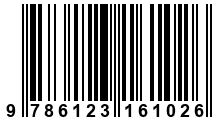 Código de Barras de '.9786123161026.'