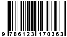 Código de Barras de '.9786123170363.'