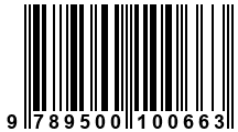 Código de Barras de '.9789500100663.'