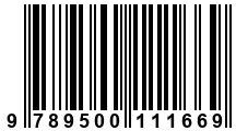Código de Barras de '.9789500111669.'