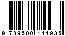 Código de Barras de '.9789500111935.'