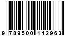 Código de Barras de '.9789500112963.'