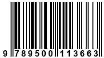 Código de Barras de '.9789500113663.'
