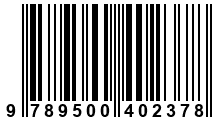 Código de Barras de '.9789500402378.'