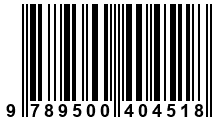 Código de Barras de '.9789500404518.'