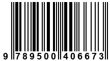 Código de Barras de '.9789500406673.'