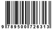 Código de Barras de '.9789500726313.'