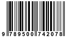 Código de Barras de '.9789500742078.'