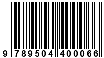 Código de Barras de '.9789504400066.'