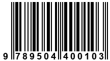 Código de Barras de '.9789504400103.'