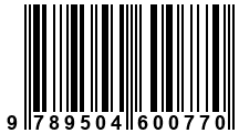Código de Barras de '.9789504600770.'