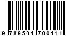 Código de Barras de '.9789504700111.'