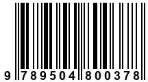 Código de Barras de '.9789504800378.'