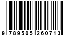 Código de Barras de '.9789505260713.'